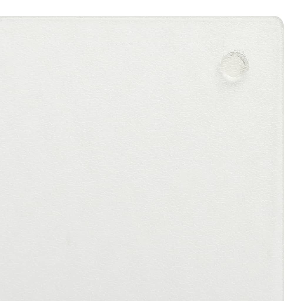 Vidaxl snijplanken 2 st met transparant bubbelpatroon gehard glas