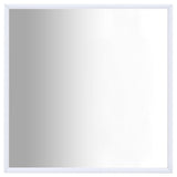 VidaXL Spiegel 50x50 cm wit - afbeelding 1