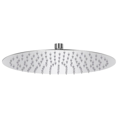 Vidaxl regendouchekop rond 30 cm roestvrij staal 304