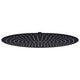 Vidaxl regendouchekop rond 50 cm roestvrij staal zwart