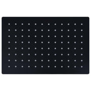 Vidaxl regendouchekop rechthoekig 30x20 cm roestvrij staal zwart - afbeelding 2
