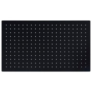 Vidaxl regendouchekop rechthoekig 50x30 cm roestvrij staal zwart - afbeelding 2