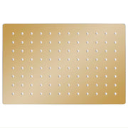 Vidaxl regendouchekop rechthoekig 30x20 cm roestvrij staal goudkleurig - afbeelding 2
