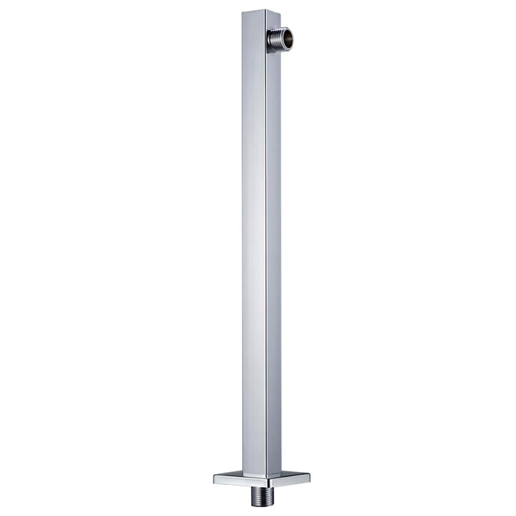 Vidaxl douchearm vierkant 40 cm roestvrij staal 201 zilverkleurig