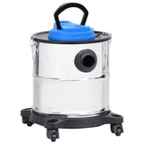 Vidaxl asstofzuiger met hepa filter 1200 w 20 l roestvrij staal - afbeelding 3