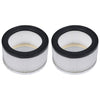Vidaxl hepa-filters 2 st voor asstofzuigers wasbaar