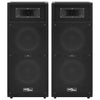 Vidaxl hifi-podiumluidsprekers 2 st passief professioneel 1000 w zwart