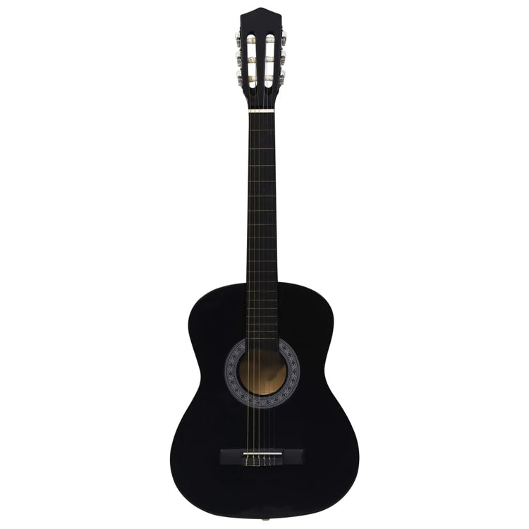 Vidaxl gitaar klassiek beginner met tas 3 4 36 zwart