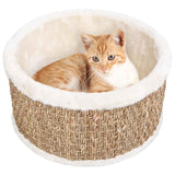 Vidaxl kattenmand rond 36 cm zeegras - afbeelding 1