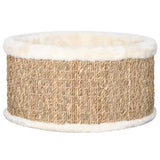 Vidaxl kattenmand rond 36 cm zeegras - afbeelding 3