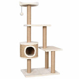 Vidaxl kattenmeubel met krabpalen 123 cm zeegras - afbeelding 2