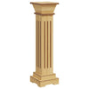 Vidaxl plantenstandaard klassieke zuil vierkant 17x17x66 cm mdf hout