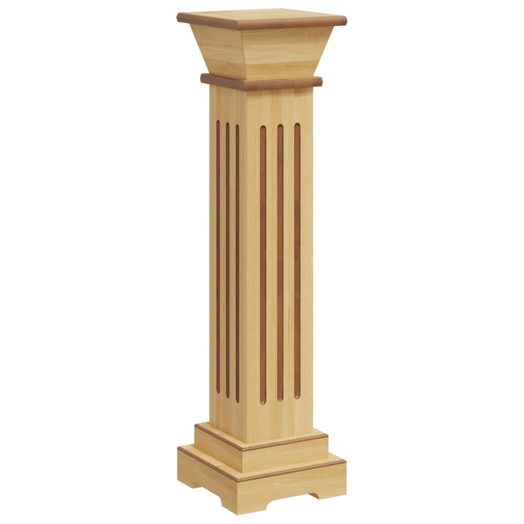 Vidaxl plantenstandaard klassieke zuil vierkant 17x17x66 cm mdf hout