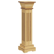 Vidaxl plantenstandaard klassieke zuil vierkant 17x17x66 cm mdf hout - afbeelding 2