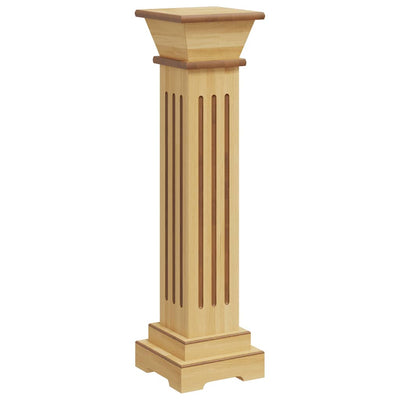 Vidaxl plantenstandaard klassieke zuil vierkant 17x17x66 cm mdf hout