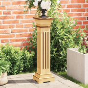 Vidaxl plantenstandaard klassieke zuil vierkant 17x17x66 cm mdf hout - afbeelding 1