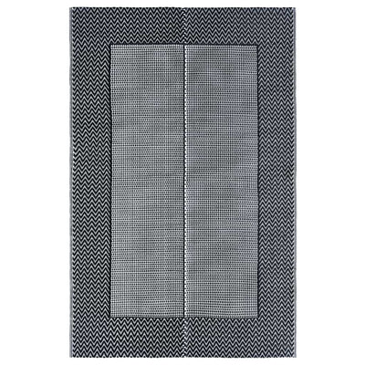 Vidaxl buitenkleed arakil 120x180 cm pp grijs