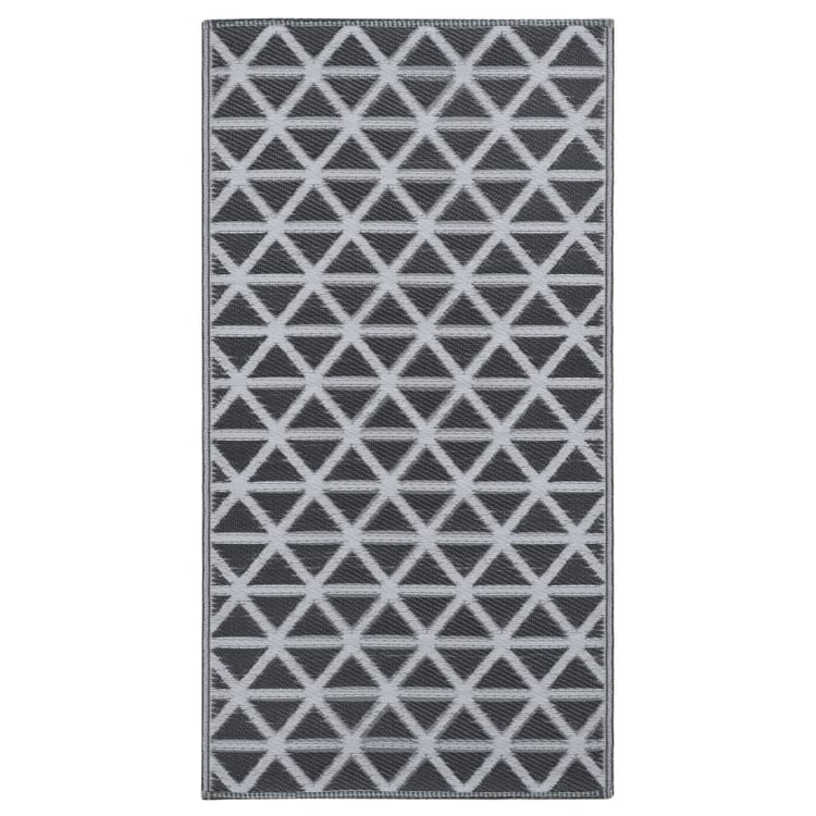 Vidaxl buitenkleed arakil 160x230 cm pp zwart