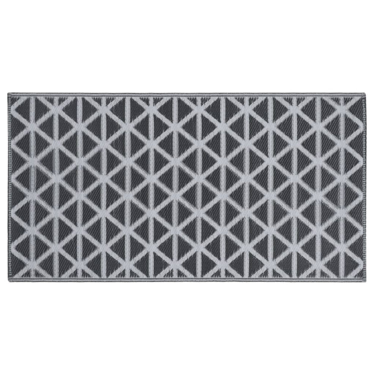 Vidaxl buitenkleed arakil 160x230 cm pp zwart