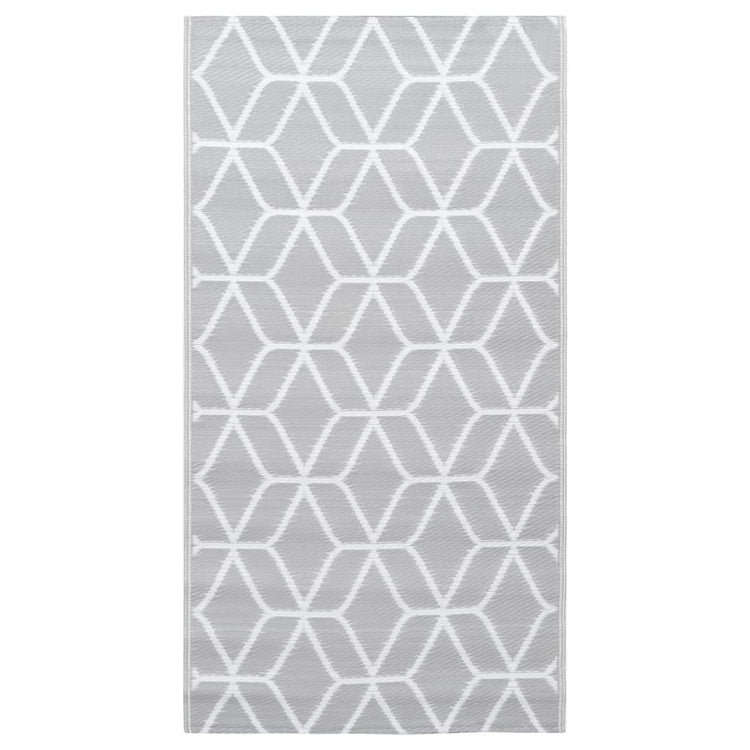 Vidaxl buitenkleed arakil 120x180 cm pp grijs