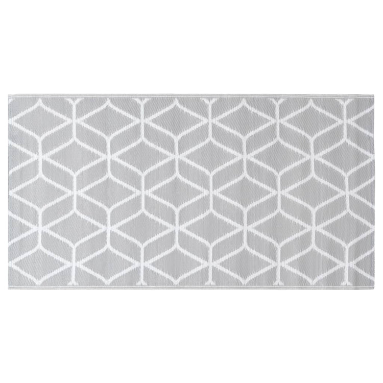 Vidaxl buitenkleed arakil 120x180 cm pp grijs