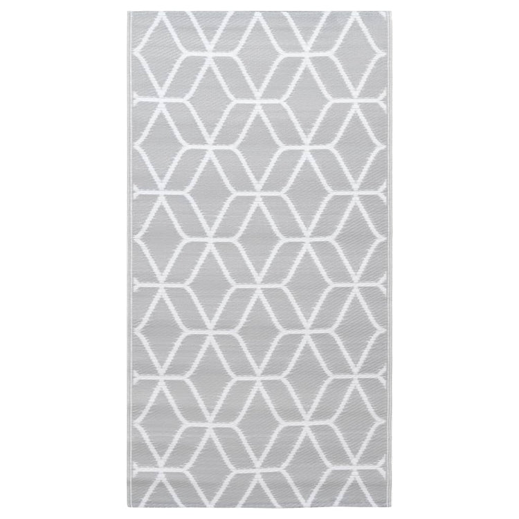 Vidaxl buitenkleed arakil 190x290 cm pp grijs