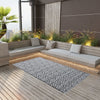 Vidaxl buitenkleed arakil 80x150 cm pp wit en zwart