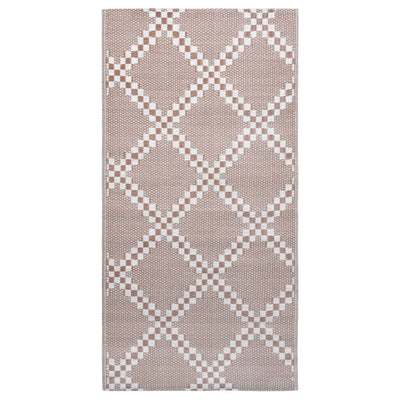 Vidaxl buitenkleed arakil 190x290 cm pp bruin