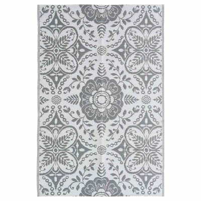 Vidaxl buitenkleed arakil 120x180 cm pp lichtgrijs