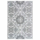 Vidaxl buitenkleed arakil 190x290 cm pp lichtgrijs - afbeelding 2