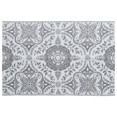 Vidaxl buitenkleed arakil 190x290 cm pp lichtgrijs