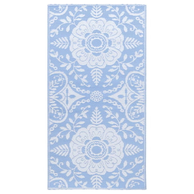 Vidaxl buitenkleed arakil 80x150 cm pp babyblauw