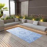 Vidaxl buitenkleed arakil 160x230 cm pp babyblauw - afbeelding 1