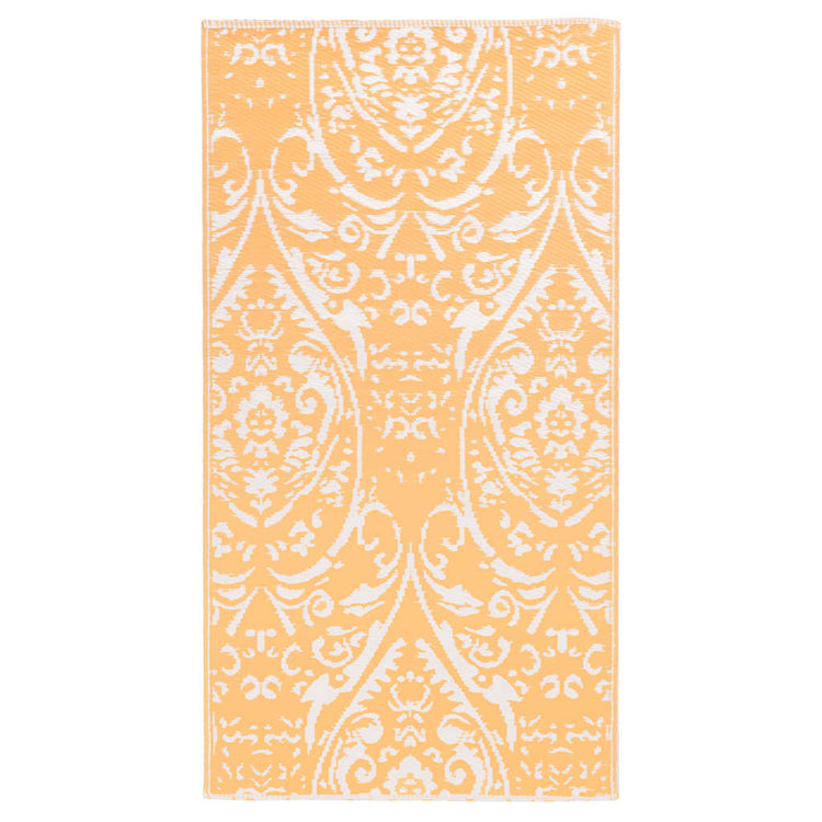 Vidaxl buitenkleed arakil 80x150 cm pp oranje en wit