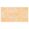 Vidaxl buitenkleed arakil 80x150 cm pp oranje en wit