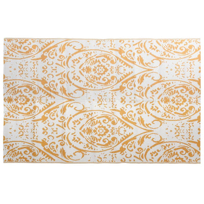 Vidaxl buitenkleed arakil 190x290 cm pp oranje en wit