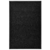Vidaxl deurmat wasbaar 60x90 cm zwart