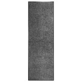 Vidaxl deurmat wasbaar 60x180 cm antraciet - afbeelding 1