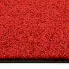 Vidaxl deurmat wasbaar 120x180 cm rood