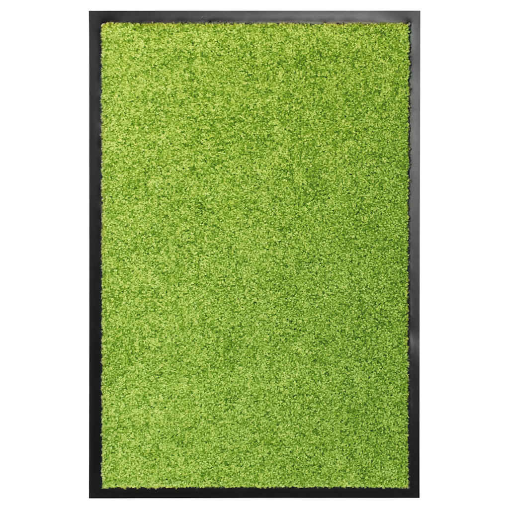 Vidaxl deurmat wasbaar 40x60 cm groen