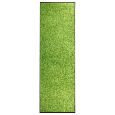 Vidaxl deurmat wasbaar 60x180 cm groen
