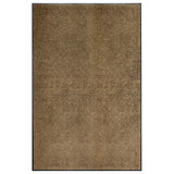 Vidaxl deurmat wasbaar 120x180 cm bruin - afbeelding 1