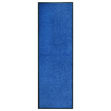 Vidaxl deurmat wasbaar 60x180 cm blauw - afbeelding 1