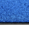 Vidaxl deurmat wasbaar 90x120 cm blauw