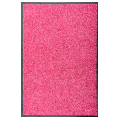 Vidaxl deurmat wasbaar 60x90 cm roze