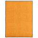 Vidaxl deurmat wasbaar 90x120 cm oranje