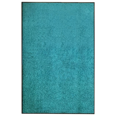 Vidaxl deurmat wasbaar 120x180 cm cyaan