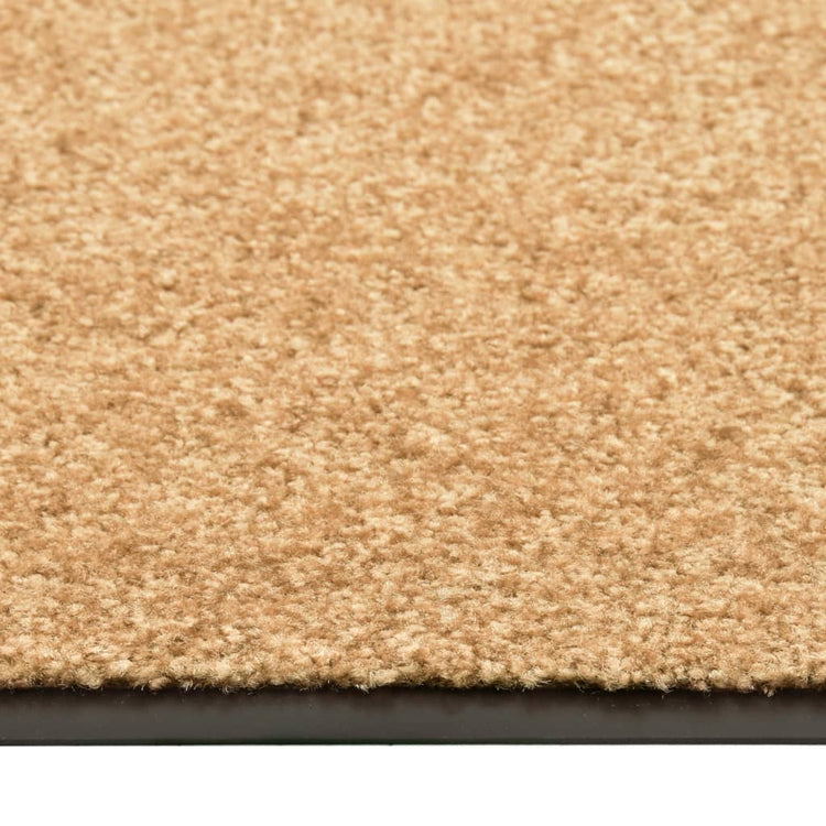 Vidaxl deurmat wasbaar 60x90 cm crème