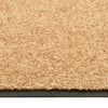 Vidaxl deurmat wasbaar 90x120 cm crème