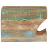 Vidaxl wandfietsenrek 35x25x25 cm massief gerecycled hout